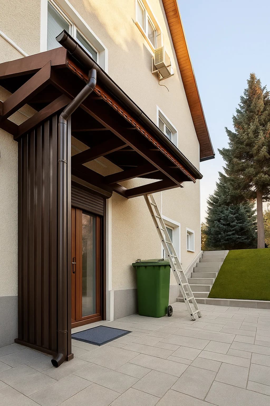 Intrare Profesionala Casa - piesa realizata in atelier Artizan Lemn